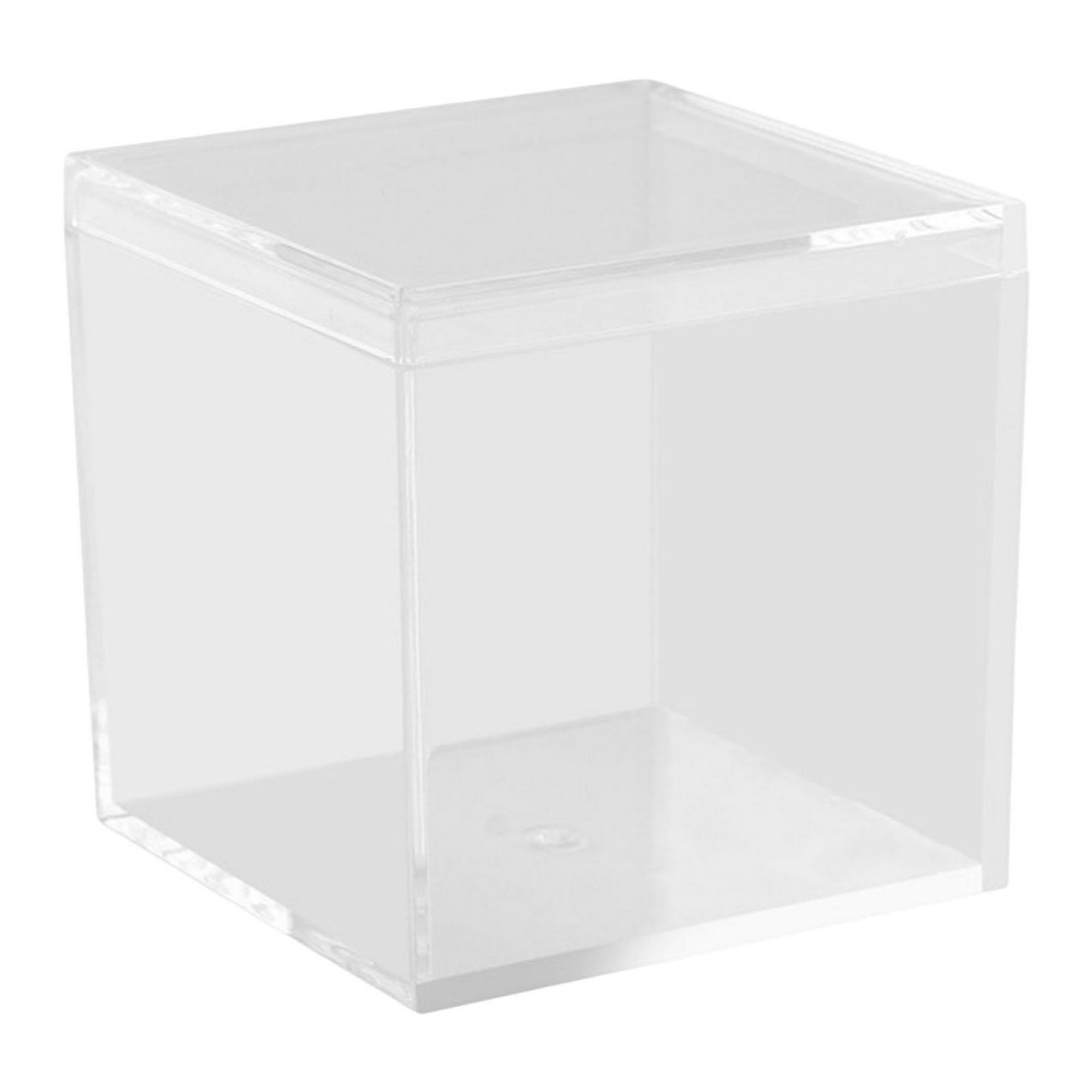 Cajas de regalo transparentes, contenedores cuadrados vacíos en caja, cajas  de cubo, contenedor de p Sunnimix Caja de embalaje