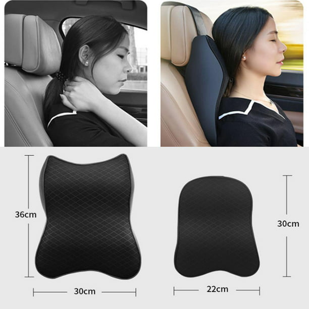 Almohada para cuello para auto (versión blanda), almohada para cuello;  almohada para auto; almohada para cuello de espuma viscoelástica; almohada  para