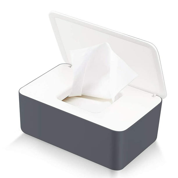 Dispensador de toallitas húmedas, Caja contenedora de toallitas húmedas Caja  dispensadora de papel higiénico húmedo Ormromra MZQ-1042-3