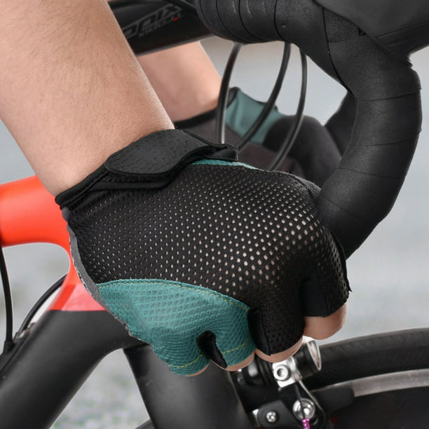 Guantes de ciclismo, guantes de bicicleta de montaña, guantes de medio  dedo, guantes de bicicleta para hombres, accesorios de bicicleta de  montaña