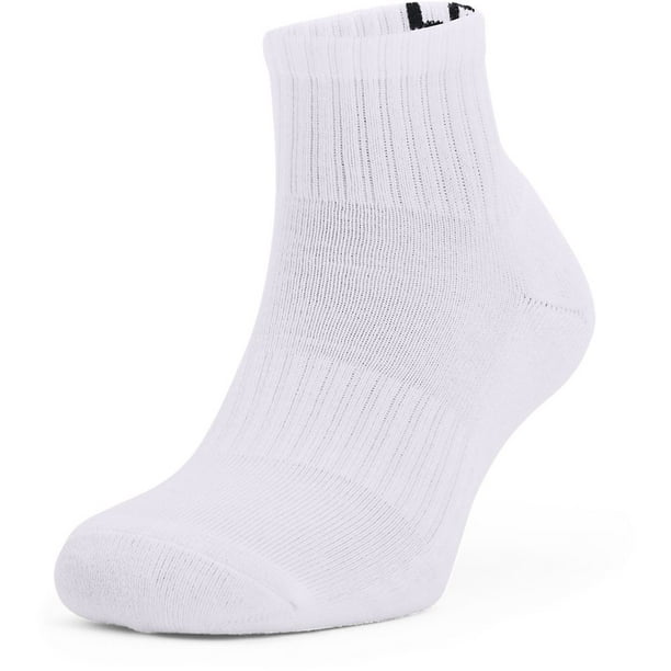  Aler Paquete de 6 calcetines 100% algodón para hombre, Blanco :  Ropa, Zapatos y Joyería