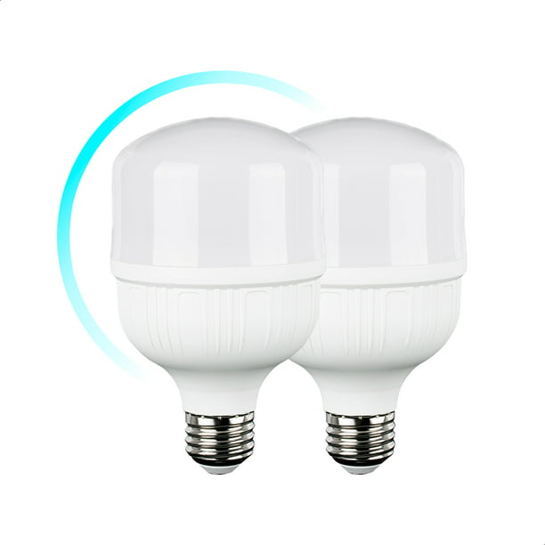 Foco. LED ICON Opalino de alta potencia Consume 60W Alumbra 400W Base E26  Luz Fría 25,000 hrs de uso ICON Pack 2 pzas.