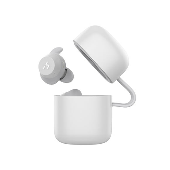 earbuds audifonos wireless ebd1 zeta waterproof ipx5 con charger case  blanco