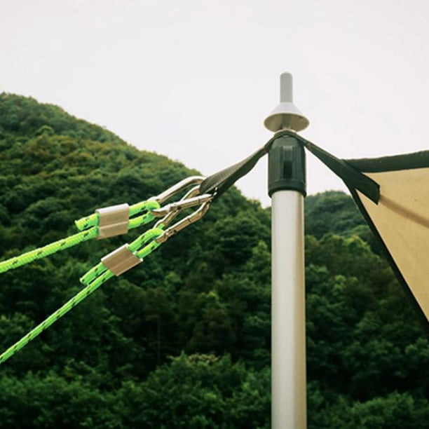 Cuerda para acampar al aire libre a prueba de viento, tensor de tienda,  tendedero, trinquete de cuerda, accesorio de dosel, 4mm, 4 piezas