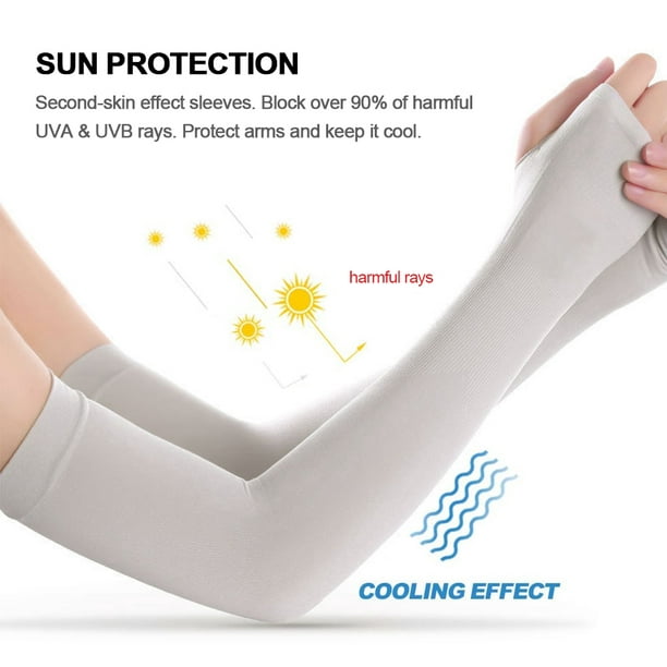 Mangas para brazo mano y dedos hombre mujer para el sol de brazos  proteccion UV
