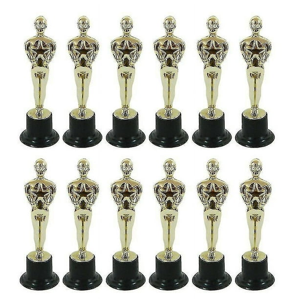 GiftExpress Trofeo de premio de oro de 6 pulgadas, estatuas de premio,  trofeos de estatuas de Oscar para ceremonia de premiación, regalo de