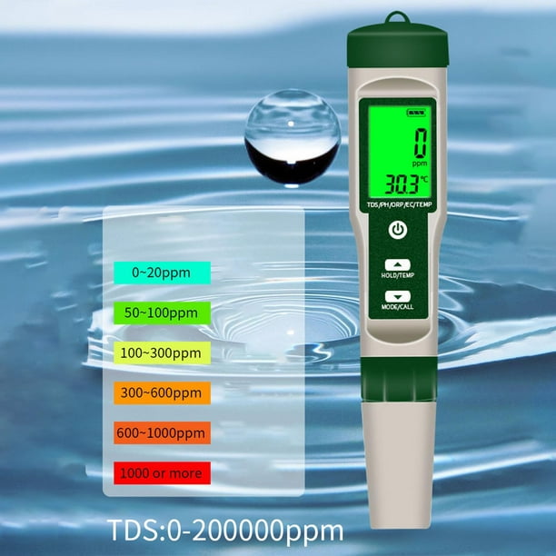 Calibrador medidor ph digital para agua liquidos aquarios piscina  laboratorio US