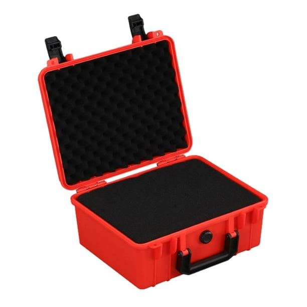 Caja de herramientas Caja de almacenamiento Insertos de espuma Caja de  herramientas para instrumentos Estuche rígido antiimpacto para Verde rojo  Cola Caja de herramientas protectora