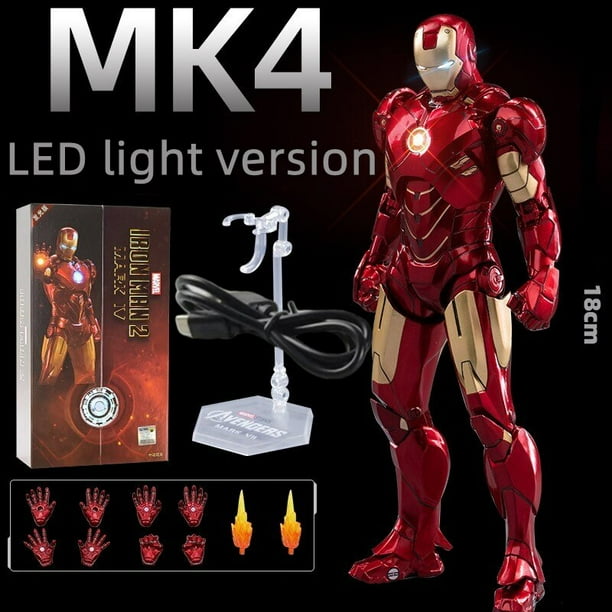 Ironman - Figura De Accion De Ironman Coleccionable Pintura