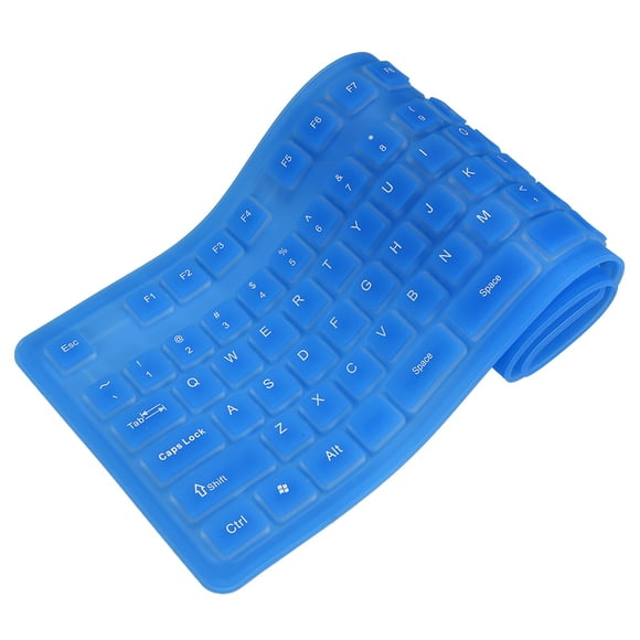 teclado plegable flexible de silicona usb de 108 teclas impermeable a prueba de polvo yeacher