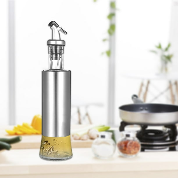 Dispensador de aceite de oliva botella dispensadora de aceite de cocina  para cocina con escala de me…Ver más Dispensador de aceite de oliva botella