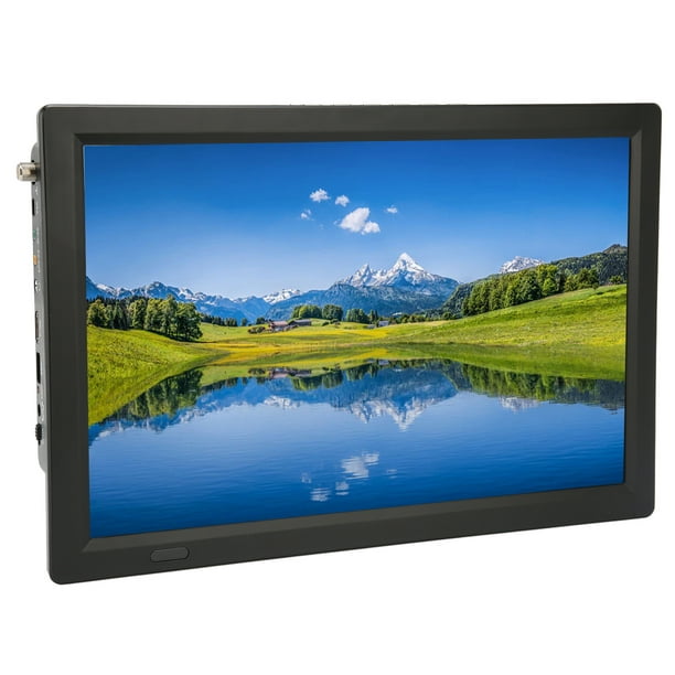 TV digital portátil de 15,4 pulgadas multifunción con la misma función de  pantalla HD TV LED portátil para exteriores enchufe estadounidense 110-220V