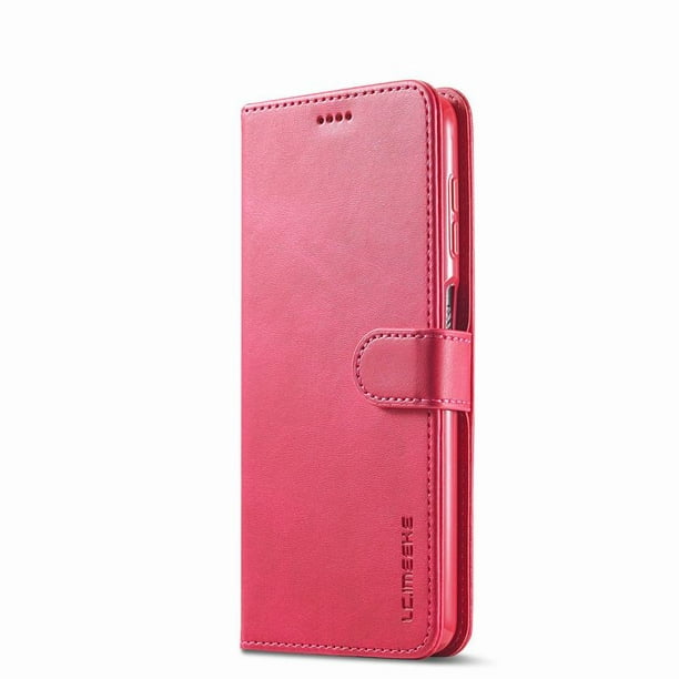 Funda Magnética para Teléfono, con Tapa para Samsung Galaxy S23 Ultra de la  marca Ehuebsd en color Rosa