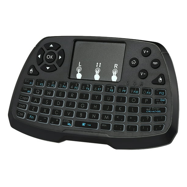 Comprar Mini teclado inalámbrico de 2,4 GHz, mando a distancia, Air Mouse,  panel táctil para Smart TV Box PC