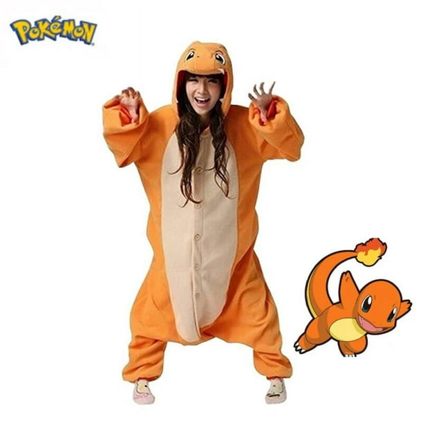 Disfraz de cosplay de lagarto kigurumi Pokémon Pijama Charizard Japón