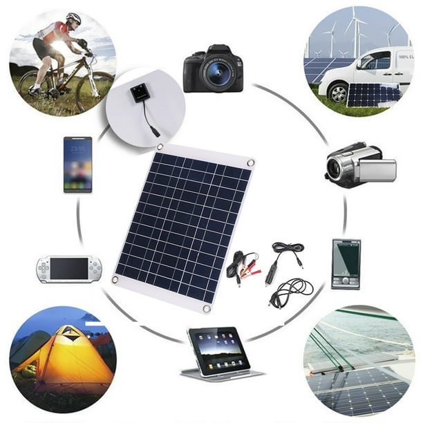 2pcs Mini Panel Solar 1W 3V 100MA DIY Campamento al aire libre Cargador  solar Banco de energía Universal Accesorios Electrónicos