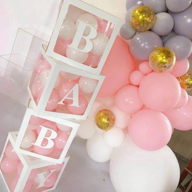 Baby Shower Boxes Cajas De Ducha Para Bebé,30 Letras