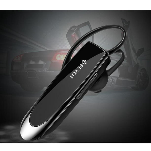 Auriculares inalámbricos con diseño de para auriculares con micrófono Negro  Baoblaze Auricular inalámbrico Bluetooth
