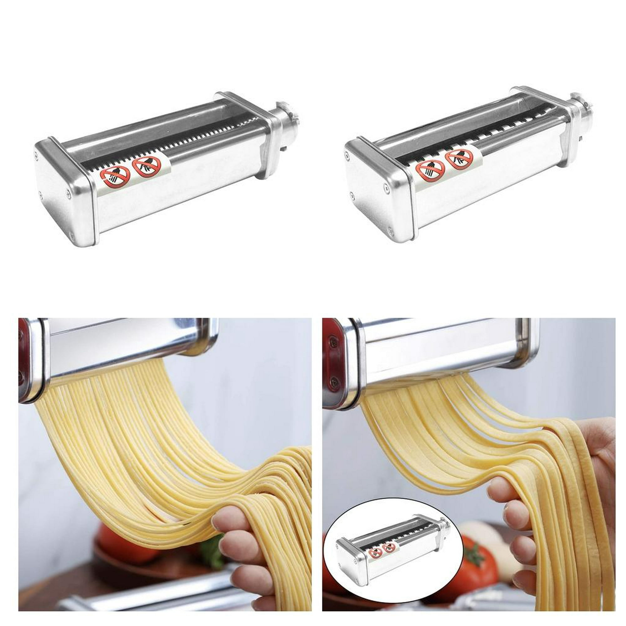 Fante's Máquina para hacer pasta 150, accesorios para espaguetis y  fettuccine, desde 1906, de acero resistente