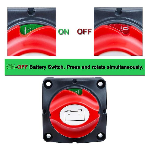 Interruptor de Desconexión de Batería Switch Batería 12v 24v