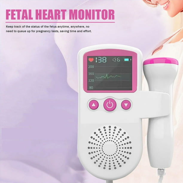 Sin radiación Monitor de latidos cardíacos doppler fetales para