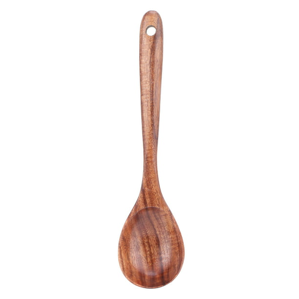 Cuchara de madera de 2 piezas para sopa, cuchara de Ramen, cuchara de  madera de cocina