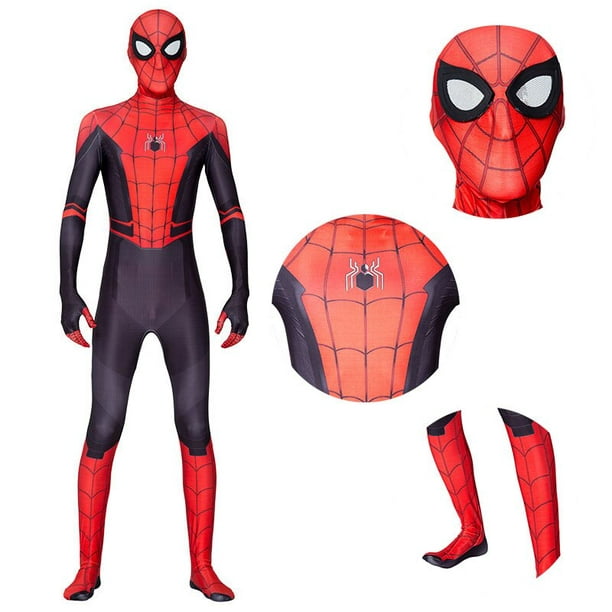 Capas de Superhéroes para niños, disfraz de araña para fiesta de