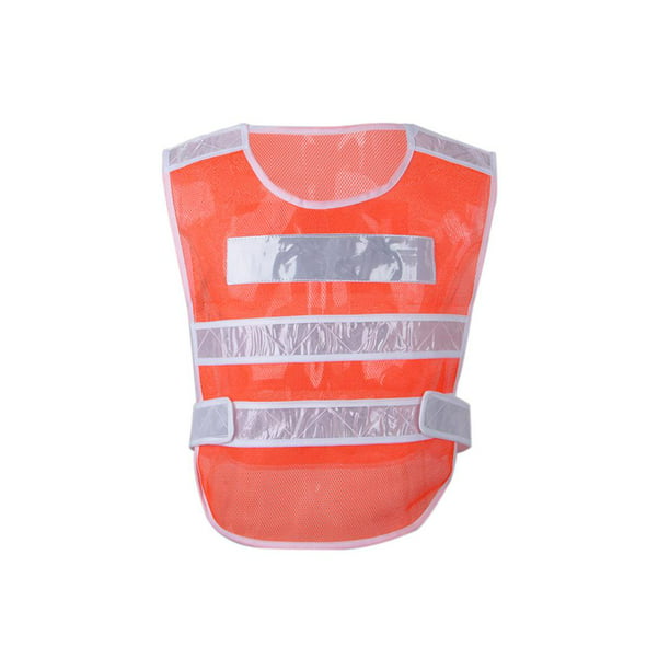 Chaleco de seguridad de alta visibilidad Premium Surveyor con tiras  reflectantes Suave y XL Naranja Cola Chaleco de seguridad para ropa de  trabajo