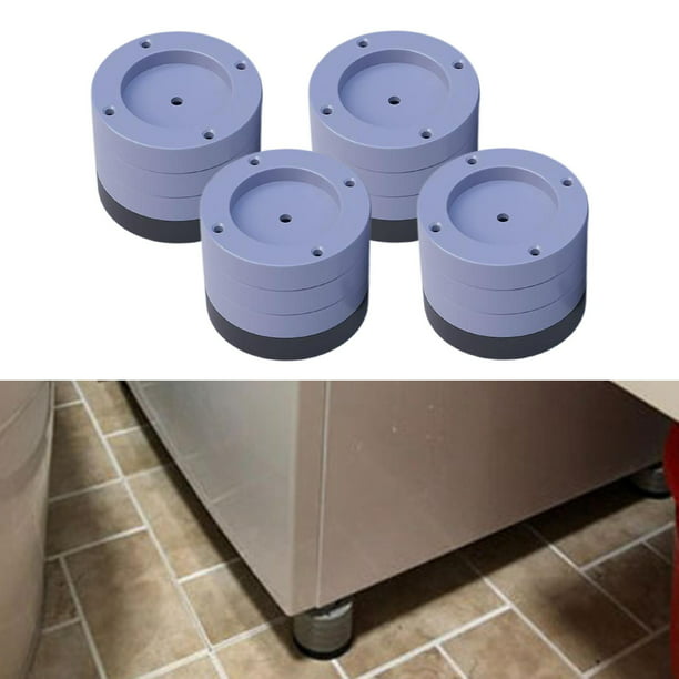 Alfombrilla antivibración para lavadora y secadora, 4 almohadillas de  vibración para piezas, pedestales que protegen el suelo de la lavandería -  AliExpress