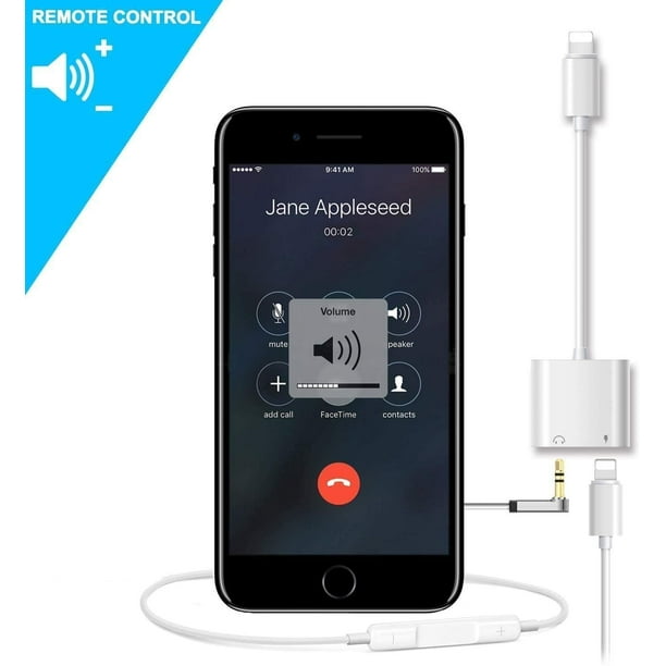 Cable Multifunción De Carga Y Auriculares Para iPhone 7 8 P