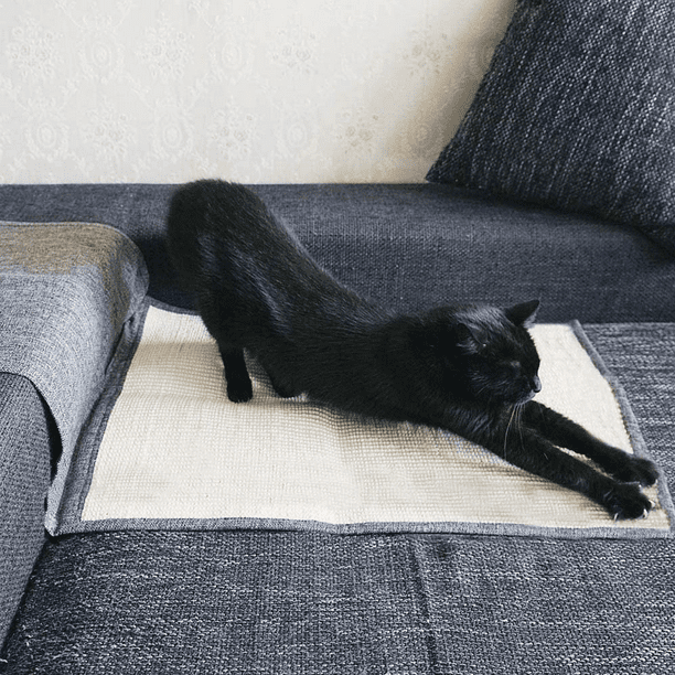 Protector de sofá de gatos, rascador de gato, protector de sofá de sisal  natural para gatos, funda de sofá rascador de gatos para evitar arañazos en