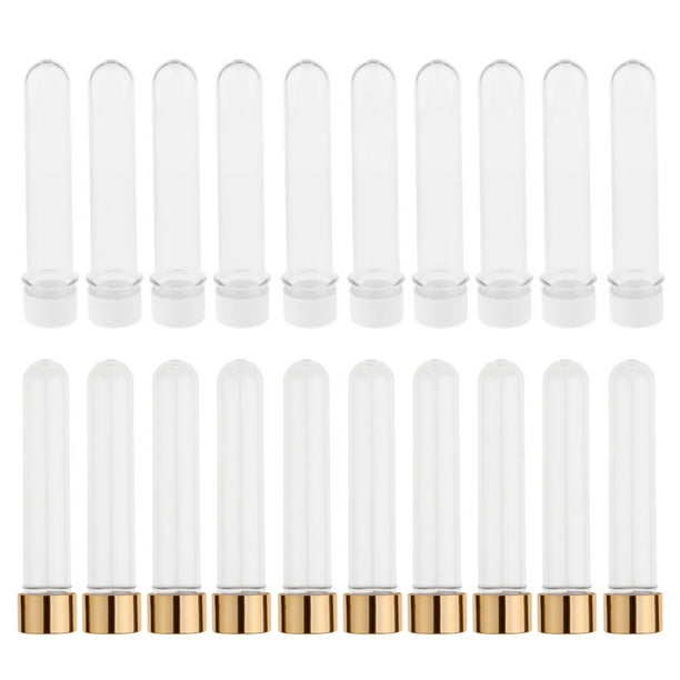 Tubos de Ensayo Plástico Sin Tapa (Pack de 100un) (Cód.: QU-149-CN)