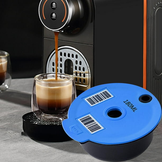 Cápsulas de café reutilizables Filtro de café recargable con tapas Universal  fácilmente 180ml Macarena Cápsula de café