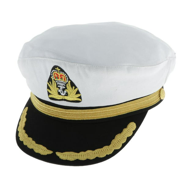 Florecer Egomanía Cerebro Sombrero de Capitán Hombres Mujeres - Sombrero de , Capitanes de Barco de  Yate, Gorra de Pesca de Ve Soledad sombrero de capitán niño adulto |  Walmart en línea
