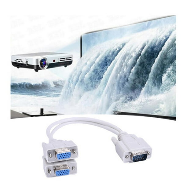 Cable VGA macho a macho para monitor de computadora, alta resolución 1080p  Adepaton CQ461-1