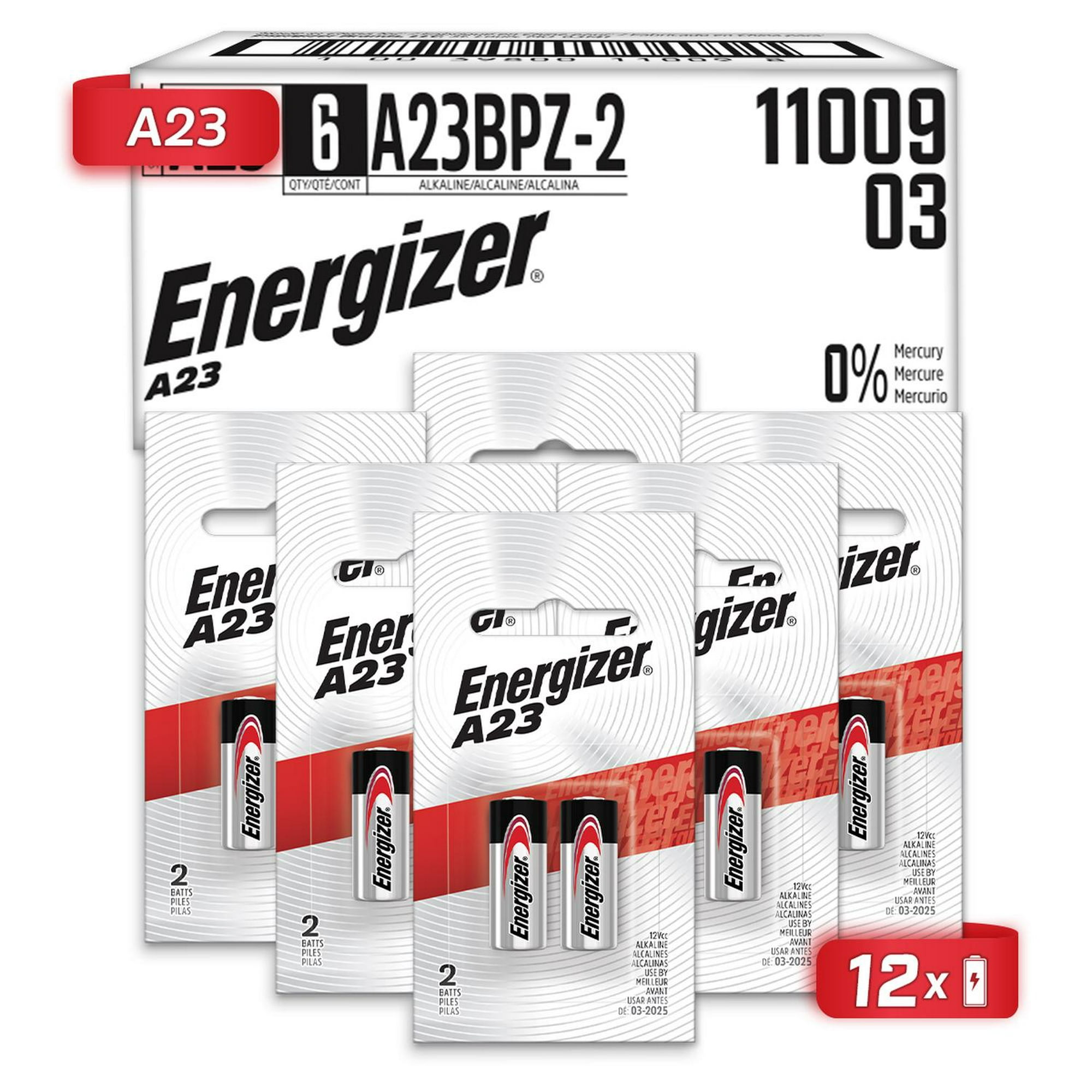 Energizer - Blister pila a23 pip-1 12v / mando cochera / calculadora