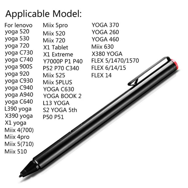 Lápiz óptico táctil 2048 para Lenovo Thinkpad Yoga 520/530/720/900s MIIX 510