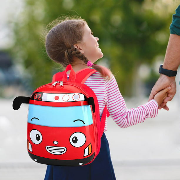 Mochila para niños pequeños, mochila roja preescolar para niños y niñas de  2 a 8 años, Rojo -, Small / 3