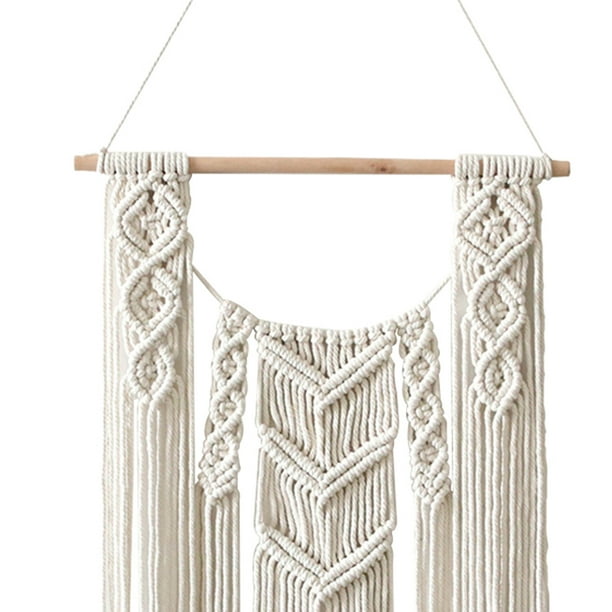 Cortina de hojas de macramé / Cortina de pared de macramé / Macramé /  Macramé / Puerta de macramé / Tapicería / Cortina / Decoración de pared /  telón