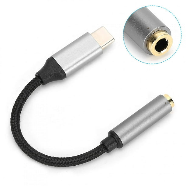 Ripley - JSAUX - ADAPTADOR USB TIPO C A CONECTOR DE AURICULARES