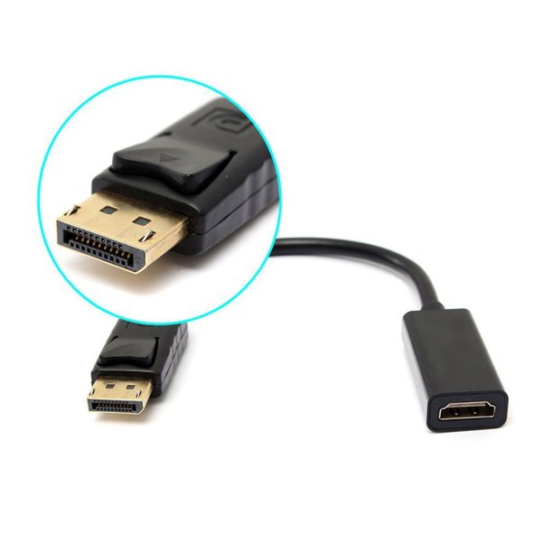 Cable DisplayPort DP a HDMI 4K Ultra HD 1.8m Reforzado