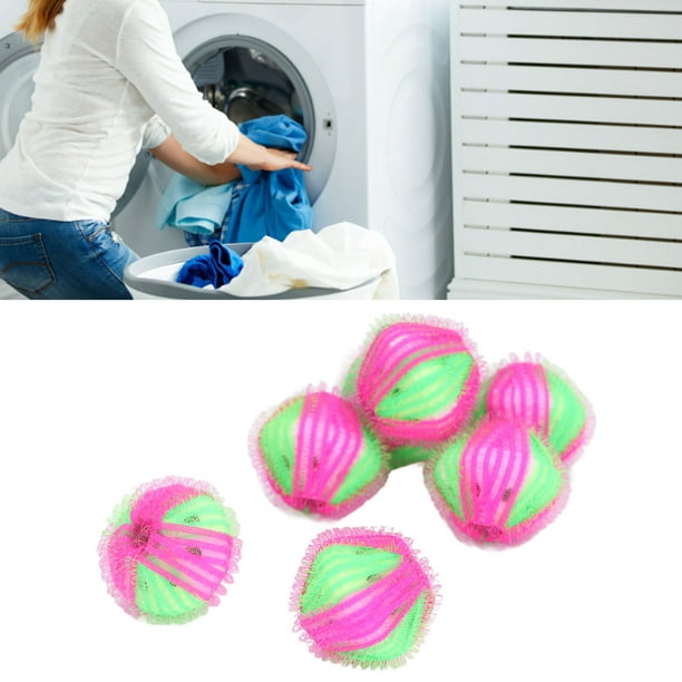 8 bolas para quitar el pelo de la lavadora, para quitar el pelo de la ropa,  para lavadora, bola reutilizable para quitar el pelo/bola para lavar el