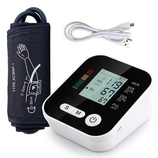 Monitor de presión arterial eléctrico para la parte superior del