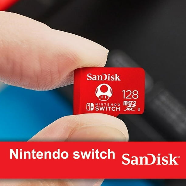 Tarjetas de memoria microSDXC con licencia de Nintendo para Nintendo Switch