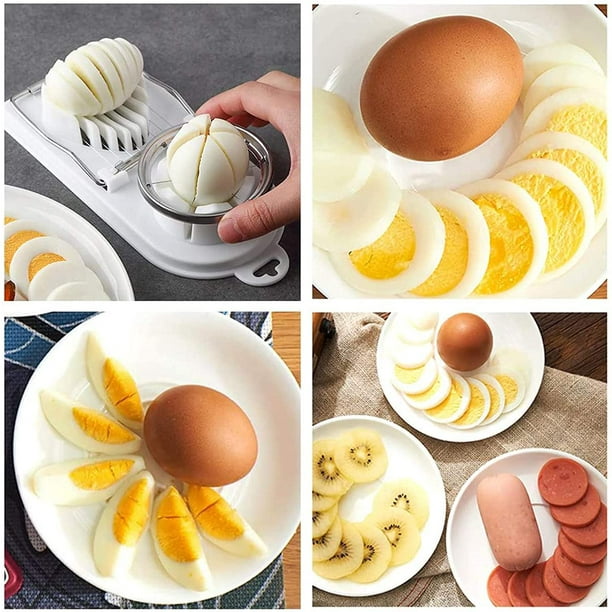 Cortador de huevos para huevos cocidos Cortador de fresas con