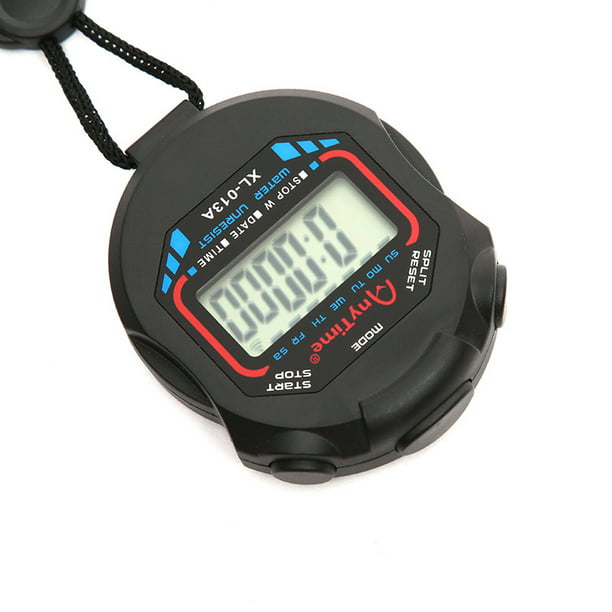 Cronómetro Digital LCD, Cronómetro Deportivo De Mano, Cronómetro Portátil  Profesional