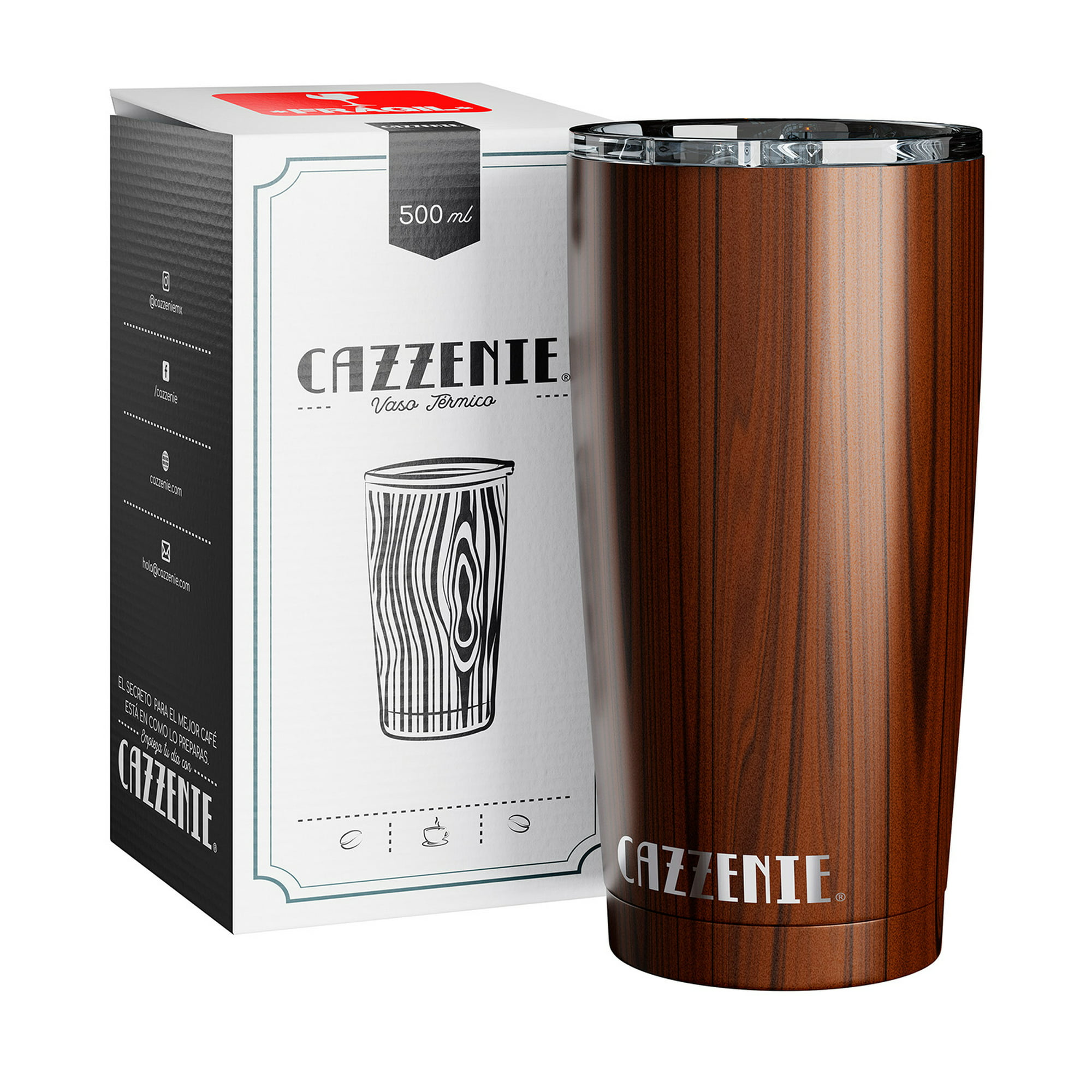 Thermo Glass - Mug translucido térmico para llevar café. – Lima con Cafeina