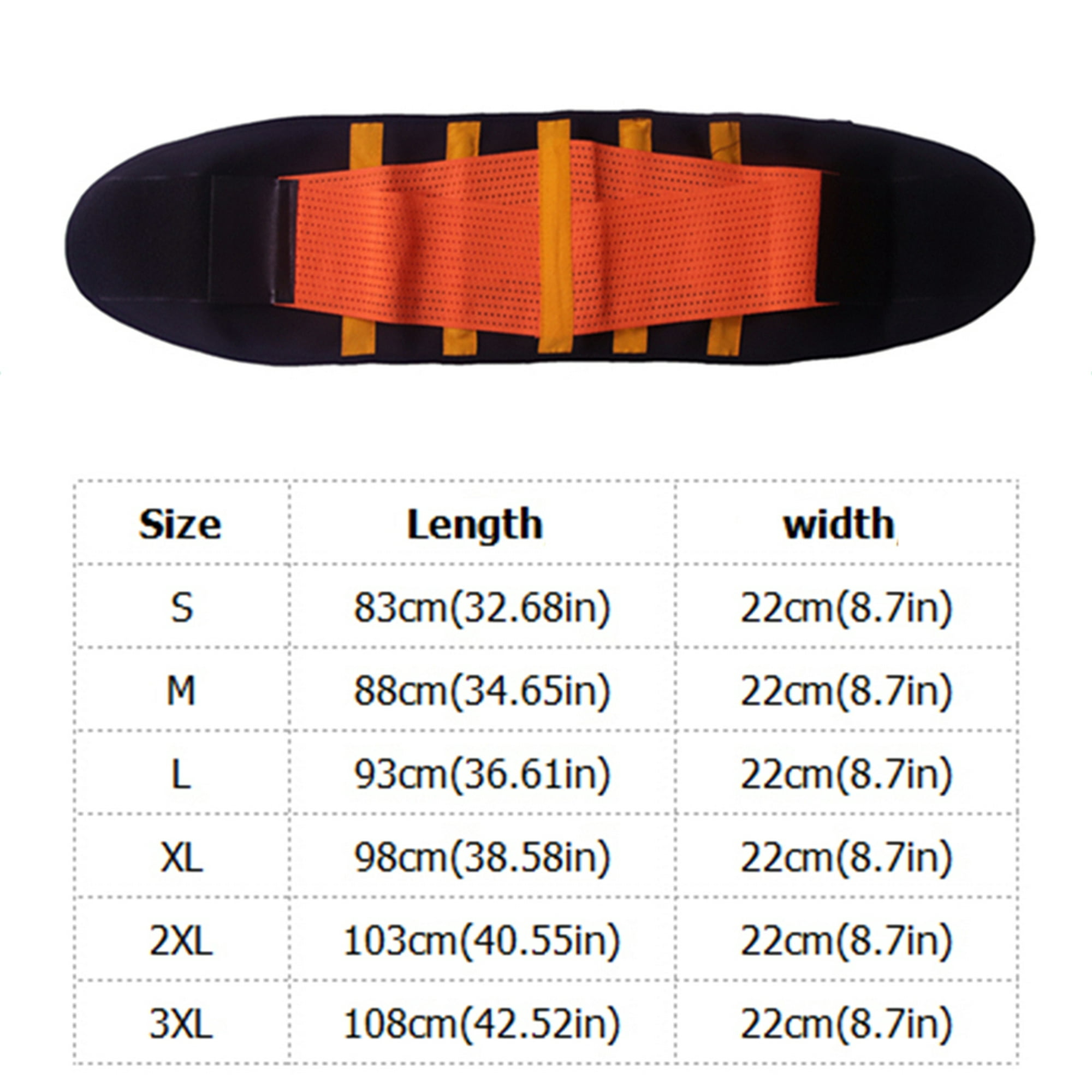 Cinturón Moldeador De Cintura Magic Sticker Body Shaper Belt Elástico  Ajustable Cintura Trainer Band (M Naranja) Ndcxsfigh Para Estrenar