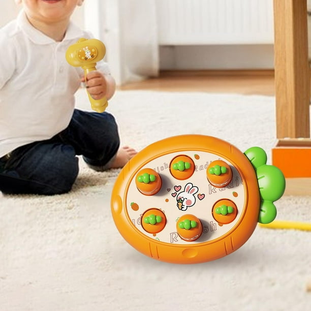Juguetes Montessori para bebés naranjas