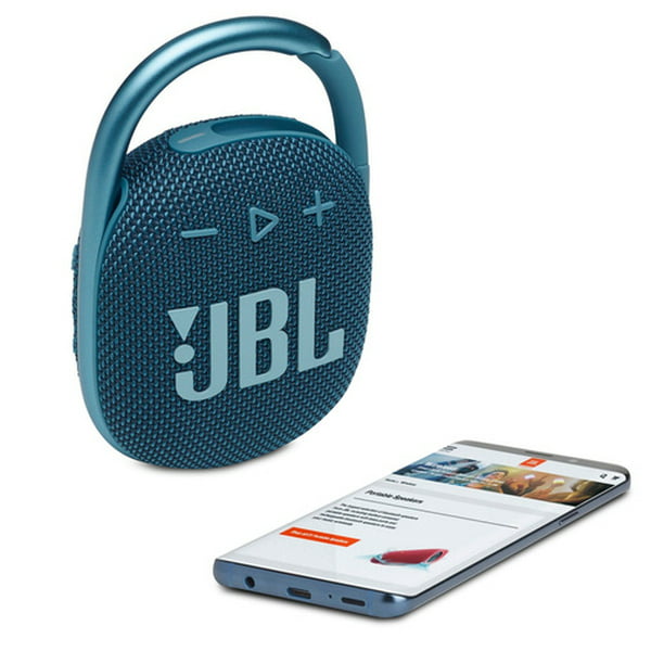 JBL Clip 4 - Minialtavoz Bluetooth portátil, gran audio y graves potentes,  mosquetón integrado, IP67 a prueba de agua y polvo, 10 horas de  reproducción, altavoz para el hogar, actividades al aire